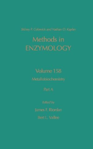 Methods in Enzymology, Volume 158: Metallobiochemistry, Part A